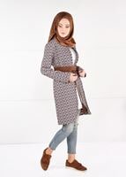 Tesettür giyim MOR DESENLİ CEKET 4769 