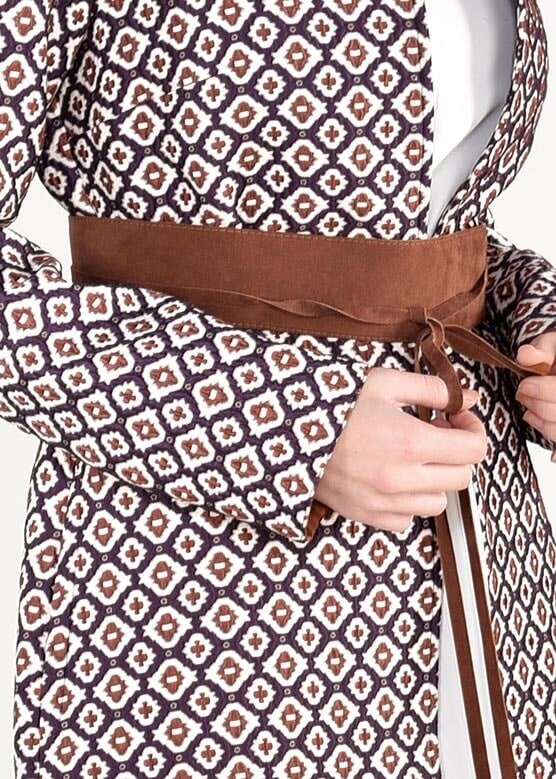 Tesettür giyim MOR DESENLİ CEKET 4769 