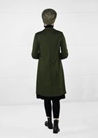 Tesettür giyim HAKİ ARMA DETAYLI DÜĞMELİ CEKET 4899 