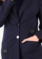 Tesettür giyim LACİVERT ARMA DETAYLI DÜĞMELİ CEKET 4899 