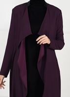 Tesettür giyim MÜRDÜM KUŞAK DETAYLI CEKET 4932 