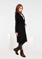 Tesettür giyim SİYAH DÜĞMELİ CEKET 4953 