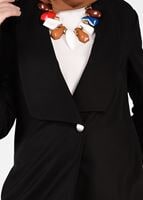 Tesettür giyim SİYAH DÜĞMELİ CEKET 4953 