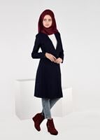 Tesettür giyim LACİVERT DÜĞMELİ CEKET 4953 