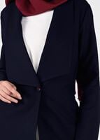 Tesettür giyim LACİVERT DÜĞMELİ CEKET 4953 