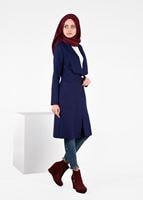 Tesettür giyim LACİVERT DÜĞMELİ CEKET 4953 