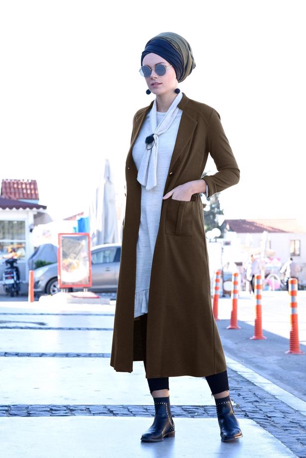 Tesettür giyim  Hareketli Detaylar - TRENDTESETTÜR