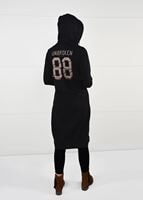 Hijab clothing BLACK HOODED SPORT JACKET 7051 