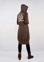 Vêtements hijab BRUN JAQUETTE À CAPUCHE 7051 