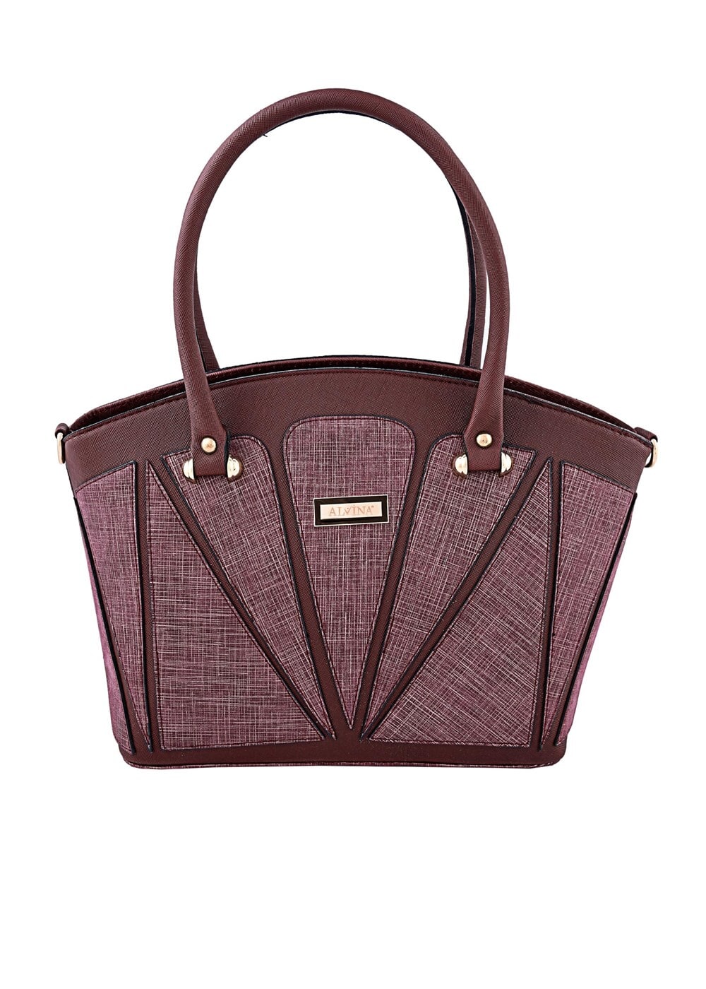 Tesettür giyim BORDO T 3031 ALVİNA ÇANTA