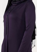 Vêtements hijab POURPRE ROBE À IMPRIMÉE 2645