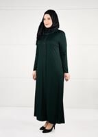 Vêtements hijab VERT ROBE À IMPRIMÉE 2645