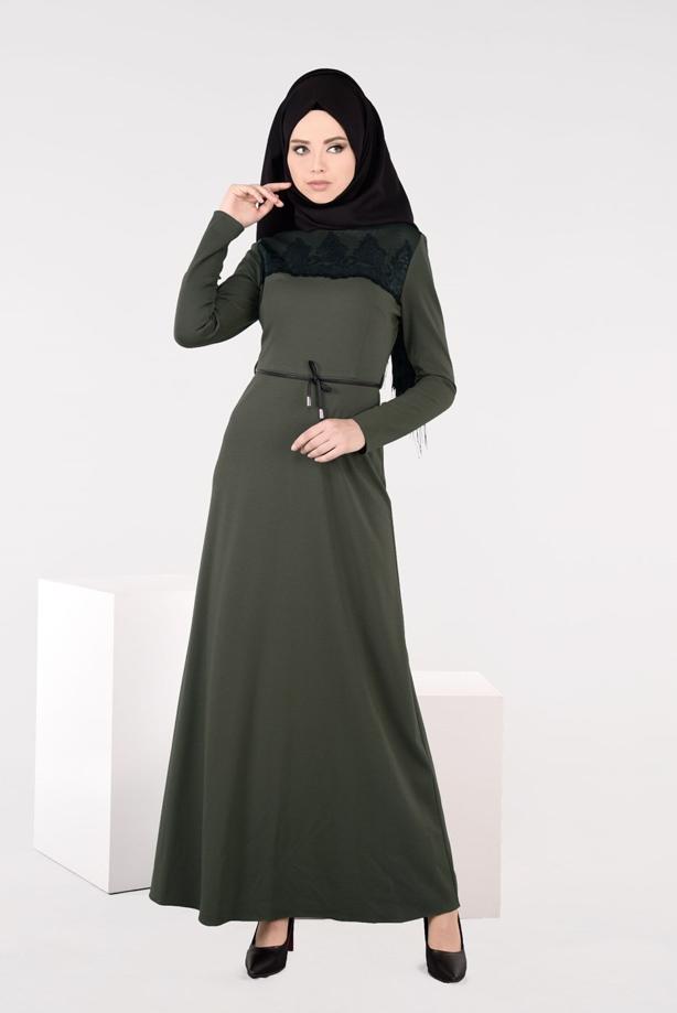 Vêtements hijab  LACY DRESS 4904 - TRENDTESETTÜR