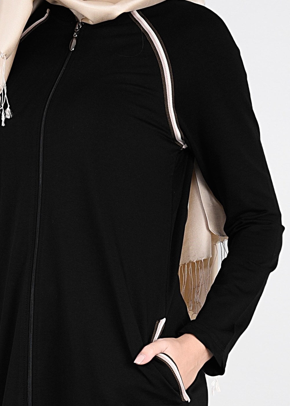 Vêtements hijab NOIR SURVÊTEMENT EN REGLAN 31104 