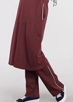 Tesettür giyim BORDO REGLAN EŞOFMAN TAKIM 31104 