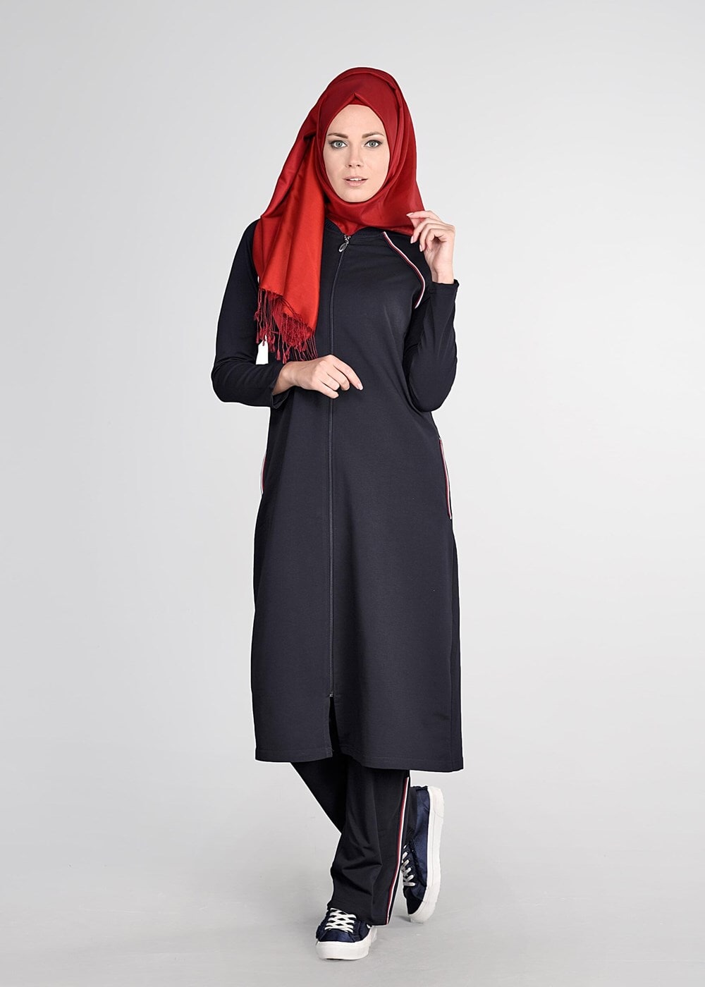 Vêtements hijab BLEU MARINE SURVÊTEMENT EN REGLAN 31104 