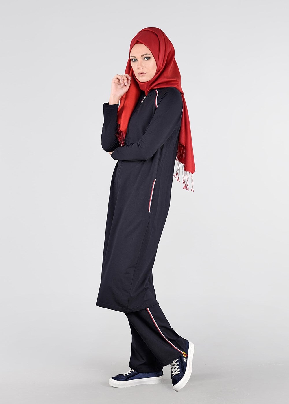 Vêtements hijab BLEU MARINE SURVÊTEMENT EN REGLAN 31104 