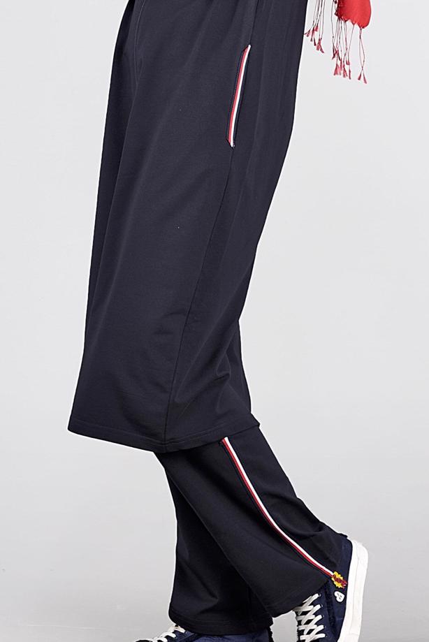 Hijab clothing NAVY BLUE REGLAN TRACKSUIT 31104 - TRENDTESETTÜR