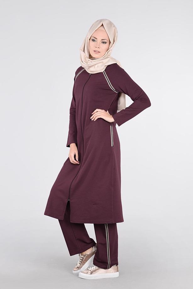 Hijab clothing PLUM REGLAN TRACKSUIT 31104 - TRENDTESETTÜR