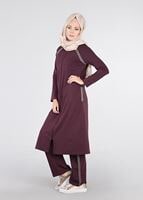 Vêtements hijab PRUNE SURVÊTEMENT EN REGLAN 31104 