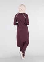 Vêtements hijab PRUNE SURVÊTEMENT EN REGLAN 31104 