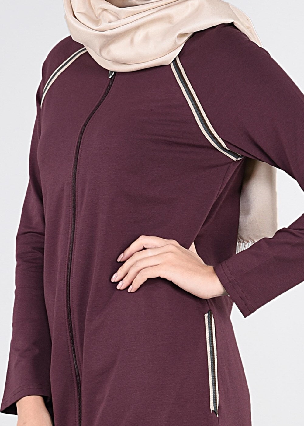 Tesettür giyim MÜRDÜM REGLAN EŞOFMAN TAKIM 31104 