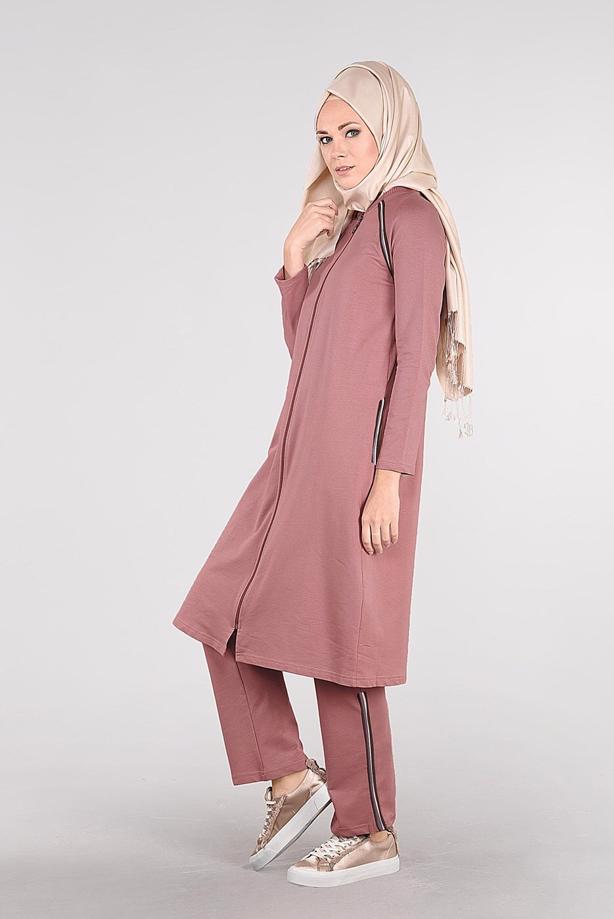 Hijab clothing POWDER REGLAN TRACKSUIT 31104 - TRENDTESETTÜR