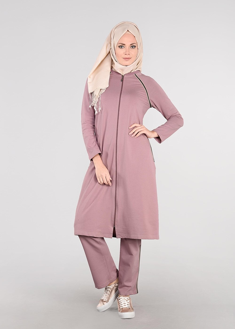 Hijab clothing PINK REGLAN TRACKSUIT 31104