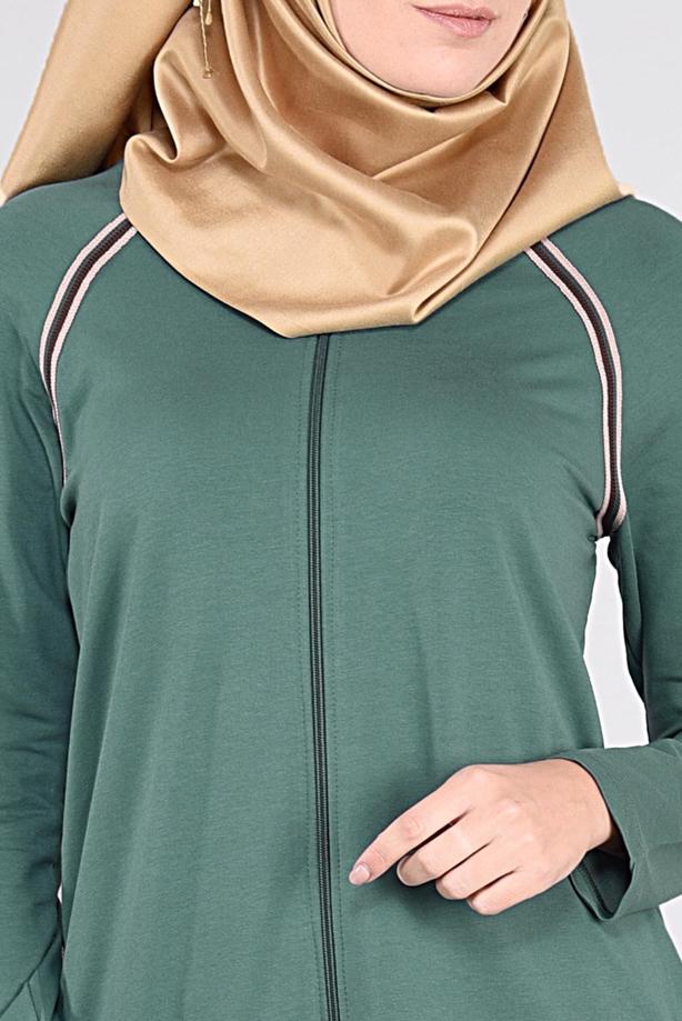 Hijab clothing GREEN REGLAN TRACKSUIT 31104 - TRENDTESETTÜR