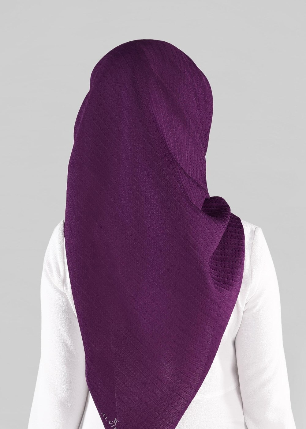 Tesettür giyim MOR T 9880 ALVİNA KENDİNDEN DESENLİ EŞARP