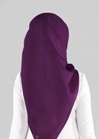 Tesettür giyim MOR T 9880 ALVİNA KENDİNDEN DESENLİ EŞARP