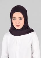 Tesettür giyim MÜRDÜM T 9880 ALVİNA KENDİNDEN DESENLİ EŞARP