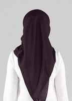 Tesettür giyim MÜRDÜM T 9880 ALVİNA KENDİNDEN DESENLİ EŞARP