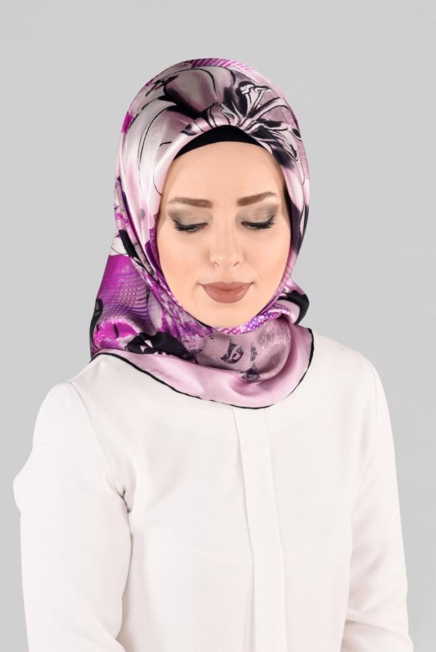 Hijab clothing POWDER ALVINA SILK SCARF 12966-1  - TRENDTESETTÜR