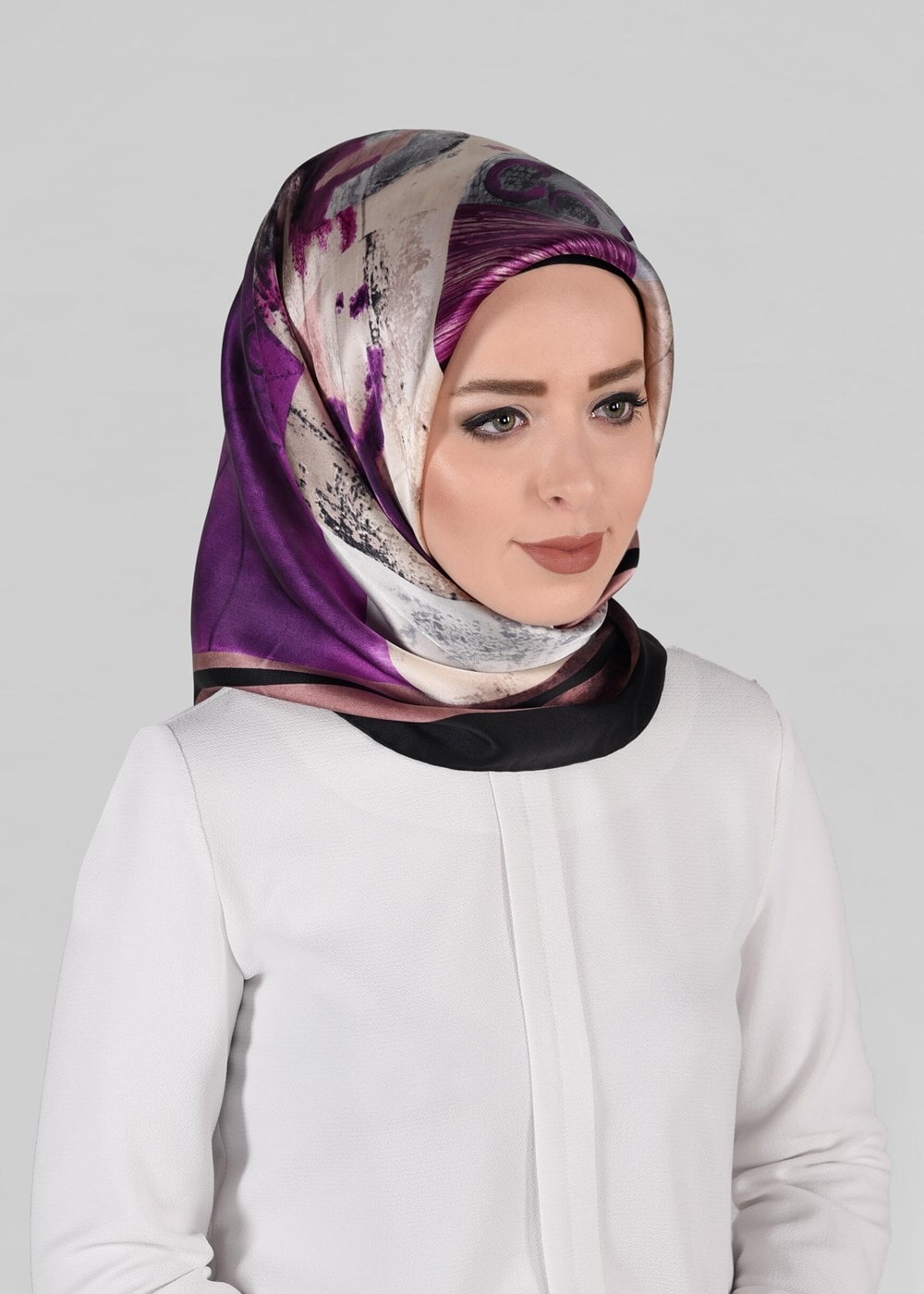 Hijab clothing POWDER ALVINA SILK SCARF 12968-1