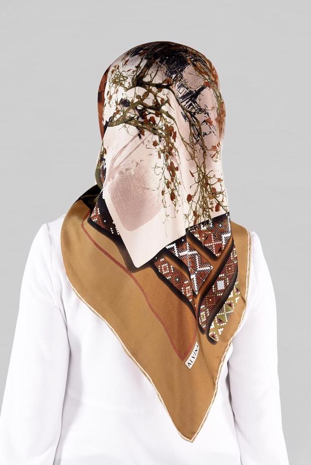 Vêtements hijab OR ALVINA ÉCHARPE EN SOIE 13286-1  - TRENDTESETTÜR