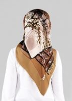 Hijab clothing GOLD ALVINA SILK SCARF 13286-1 