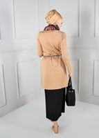 Tesettür giyim SİYAH YÜKSEK BEL TRİKO ETEK 6093