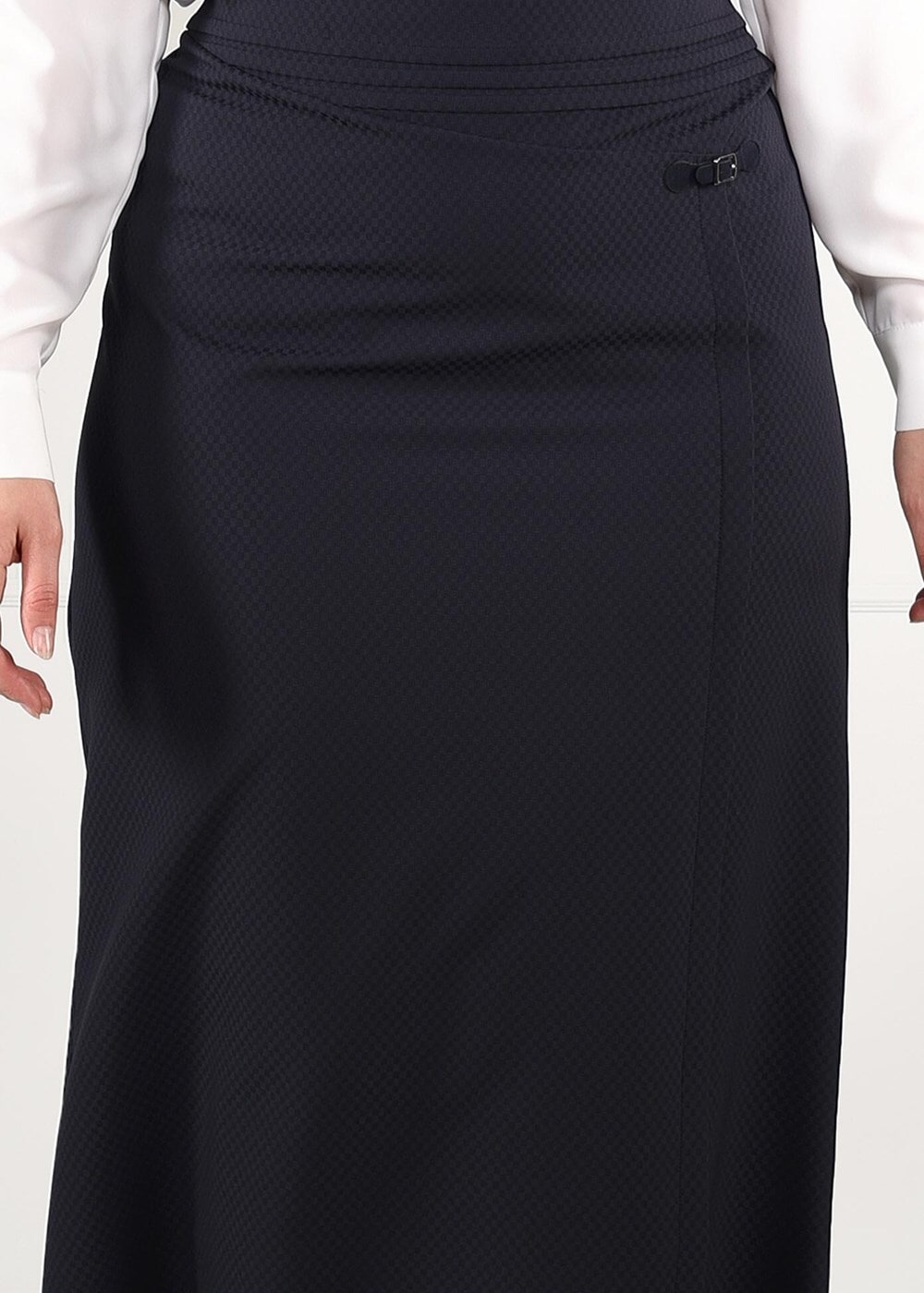 Vêtements hijab BLEU MARINE JUPE PORTEFEUILLE 6898 