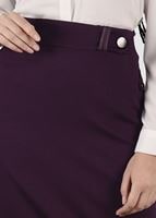 Tesettür giyim MÜRDÜM FERMUARLI ETEK 6953 