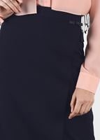 Tesettür giyim LACİVERT KLASİK KESİM ETEK 6955 