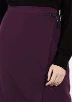 Tesettür giyim MÜRDÜM KLASİK KESİM ETEK 6955 