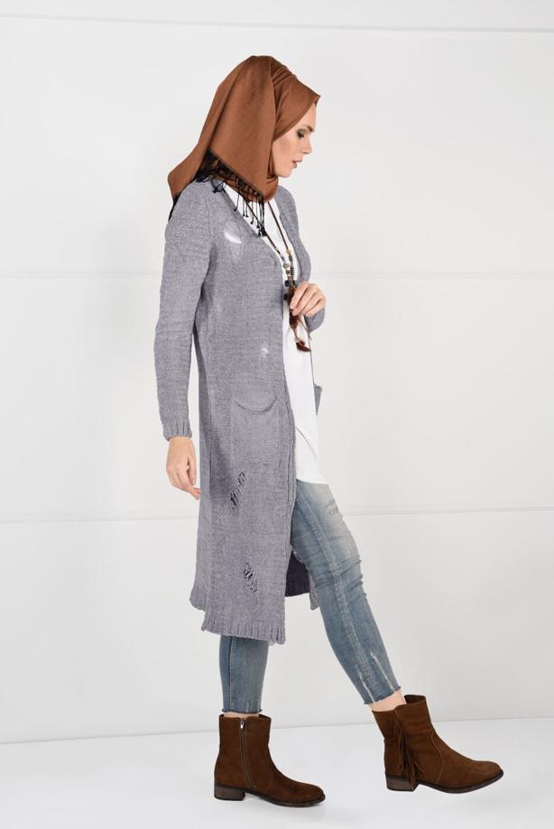 Vêtements hijab  VELVET CARDIGAN 0203  - TRENDTESETTÜR