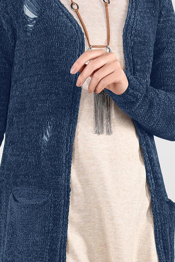 Vêtements hijab  VELVET CARDIGAN 0203  - TRENDTESETTÜR