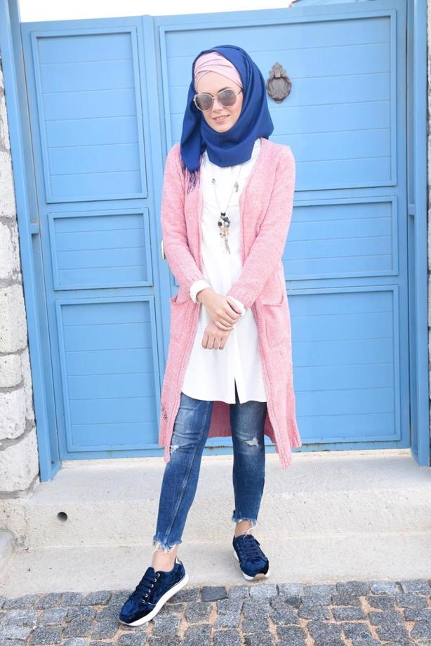 Vêtements hijab  VELVET CARDIGAN 0203  - TRENDTESETTÜR