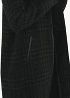 Tesettür giyim HAKİ EKOSE DESENLİ KAŞE KABAN 50451