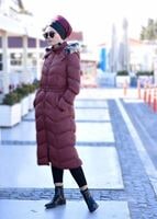 Tesettür giyim BORDO PELUŞ KAPÜŞONLU ŞİŞME KABAN 9507 