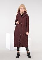 Hijab clothing CLARET RED ALVINA PUFFER COAT 9511