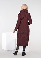 Hijab clothing CLARET RED ALVINA PUFFER COAT 9511
