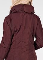 Hijab clothing CLARET RED ALVINA PUFFER COAT 9511